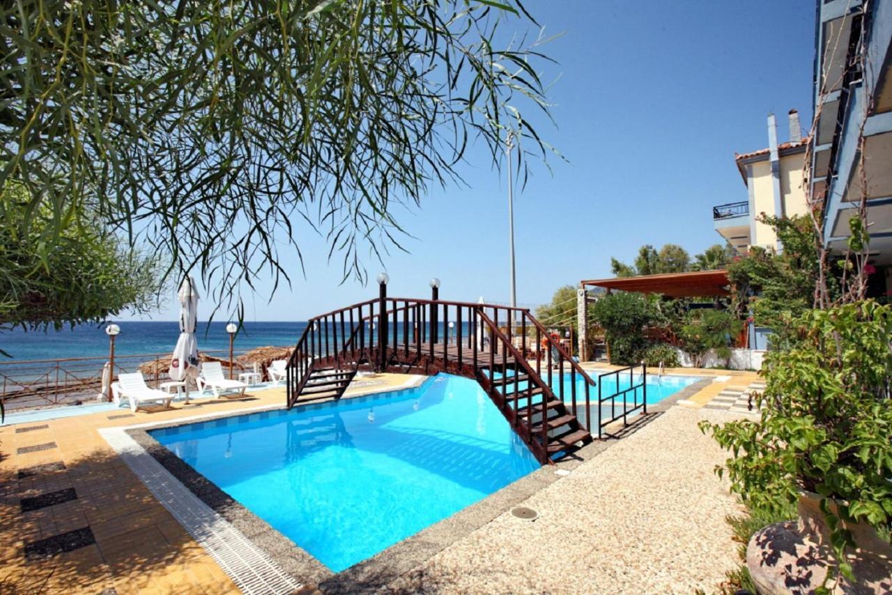 Pebble Beach Hotel Plomari Extérieur photo